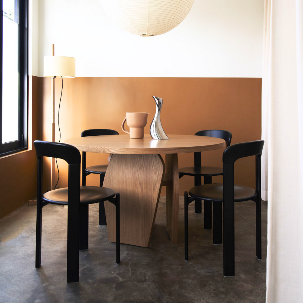 Black wooden chair ORDINIA