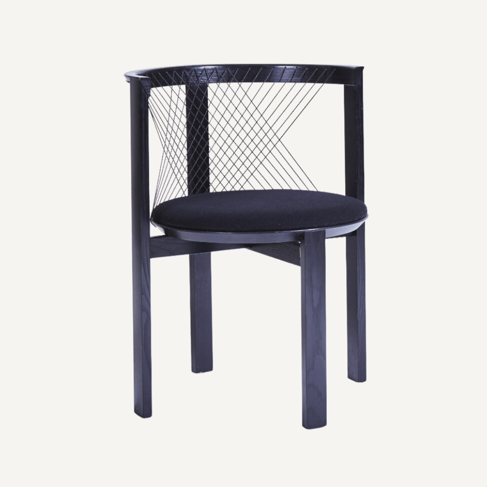 CATALISTA wooden and rope chair