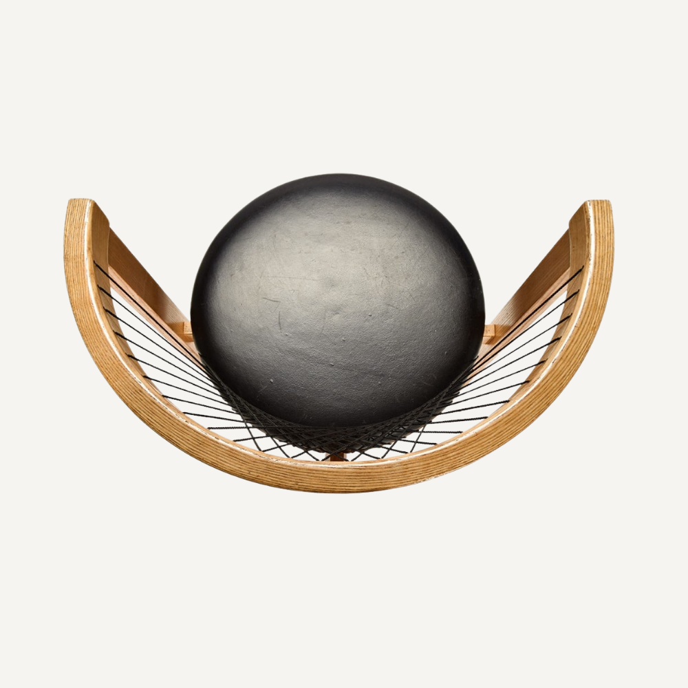 CATALISTA wooden and rope chair