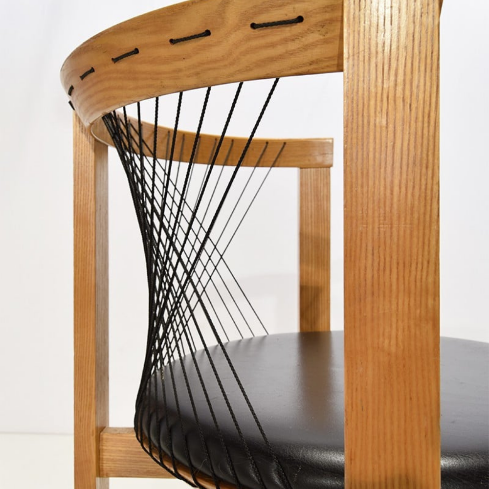 CATALISTA wooden and rope chair