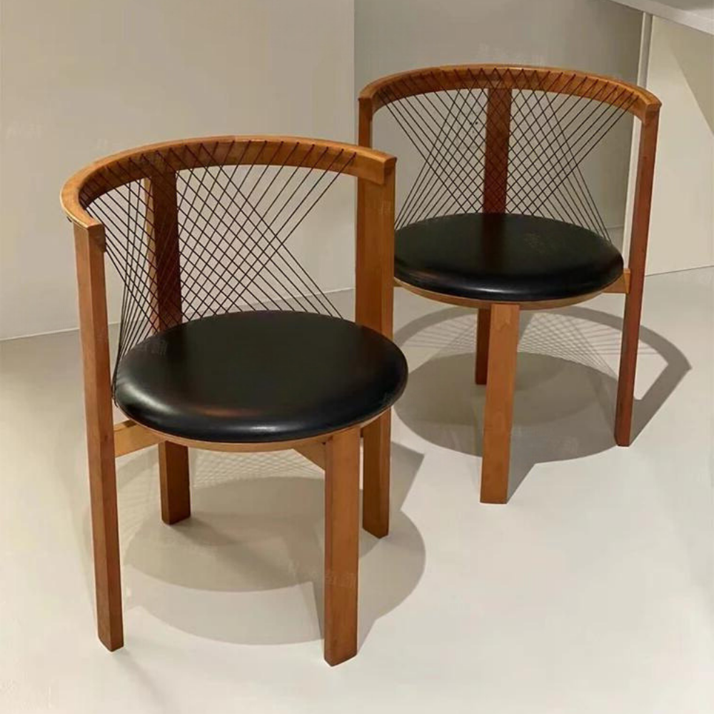 CATALISTA wooden and rope chair