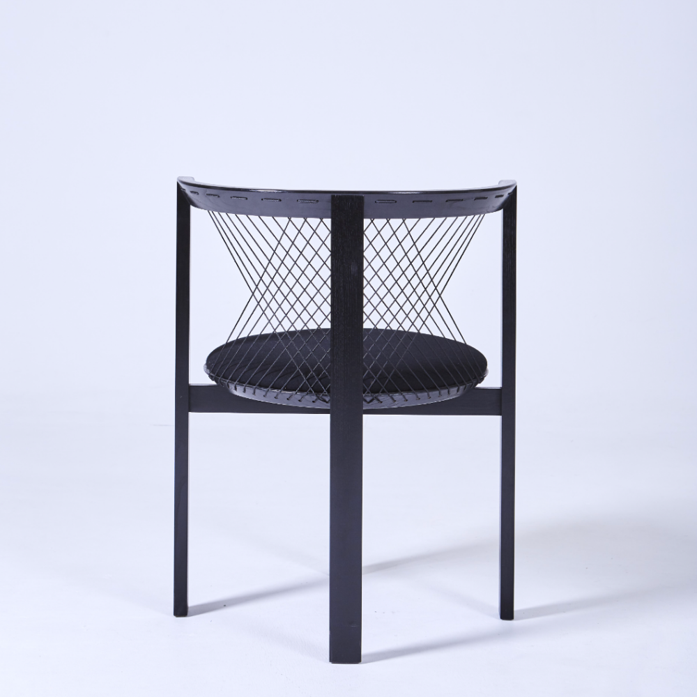 CATALISTA wooden and rope chair