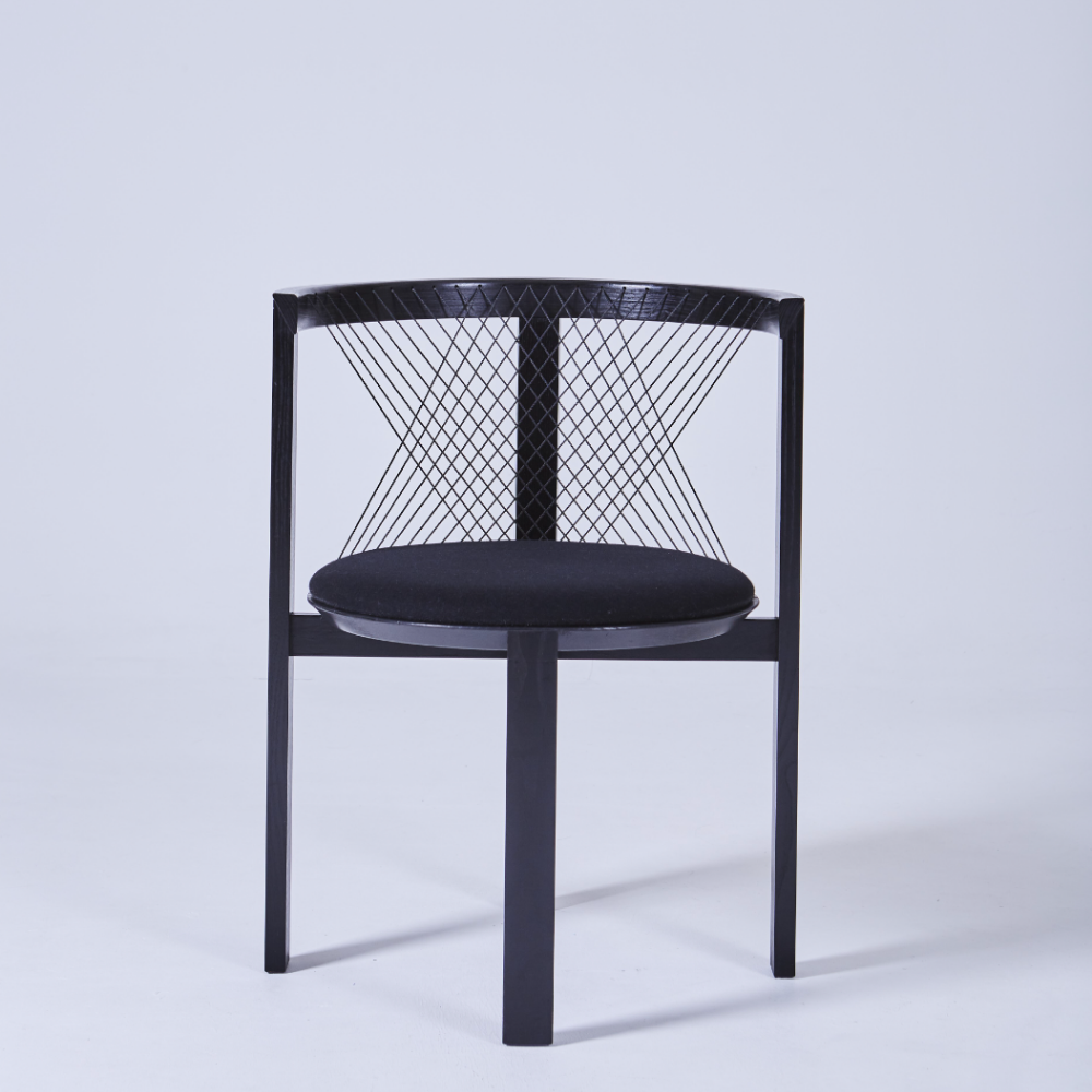 CATALISTA wooden and rope chair