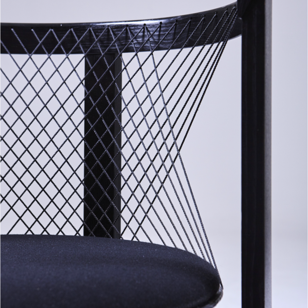 CATALISTA wooden and rope chair