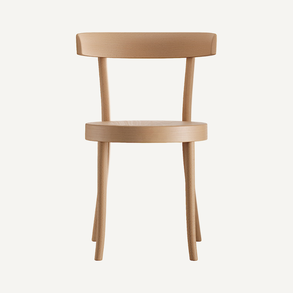 Light wood chair NORDIKA