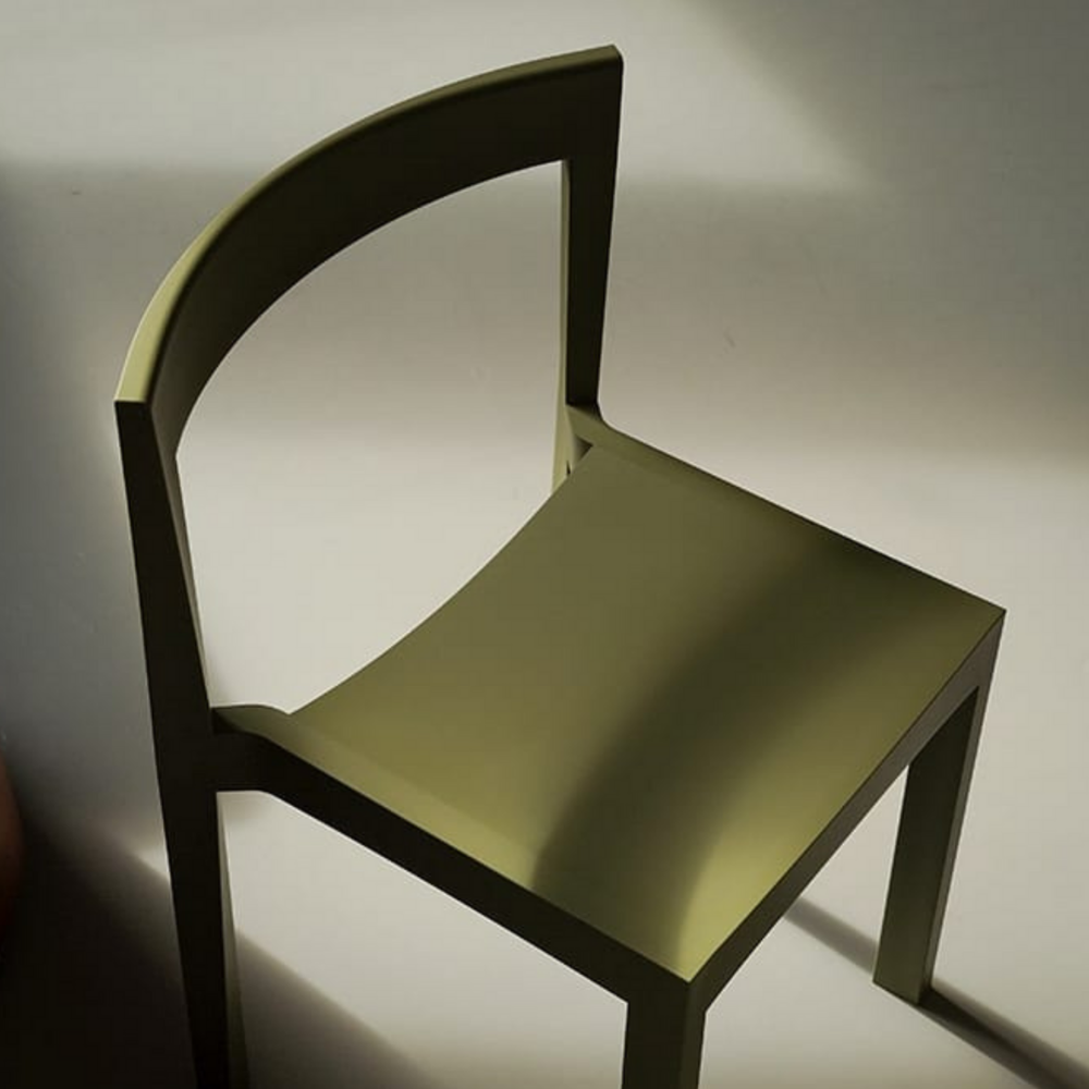 Solid black wood chair CHARKL