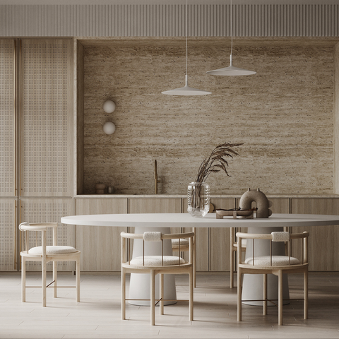 Wooden chair with armrests ARISTO