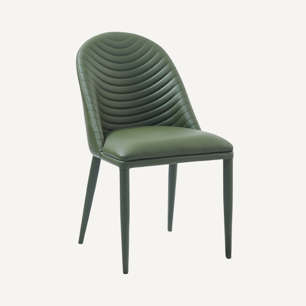 Washable leather chair WAVE