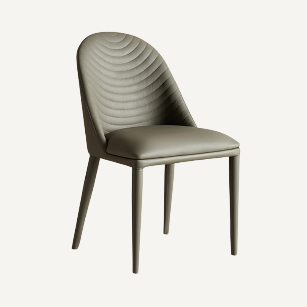 Washable leather chair WAVE