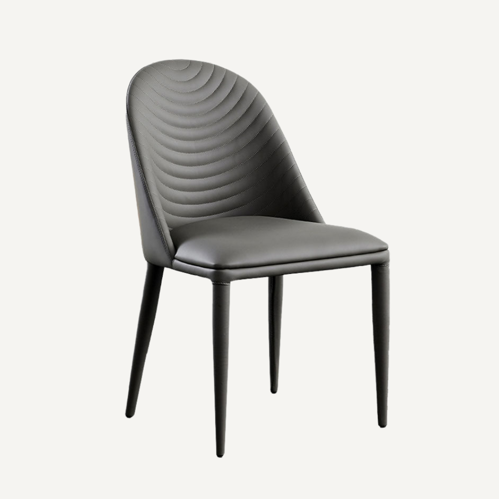 Washable leather chair WAVE