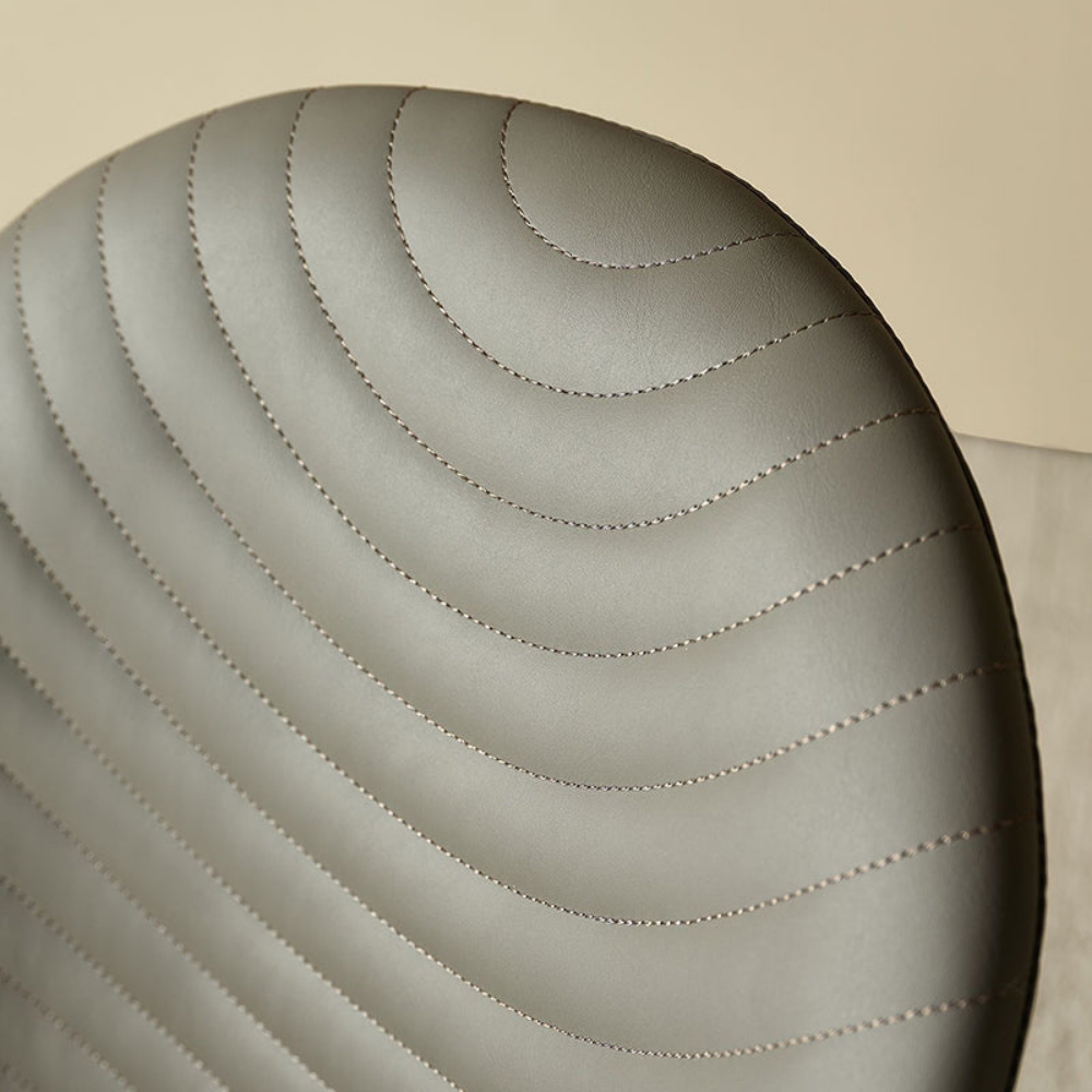 Washable leather chair WAVE