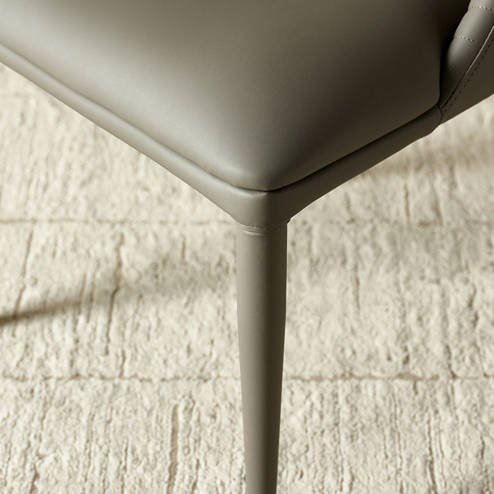 Washable leather chair WAVE