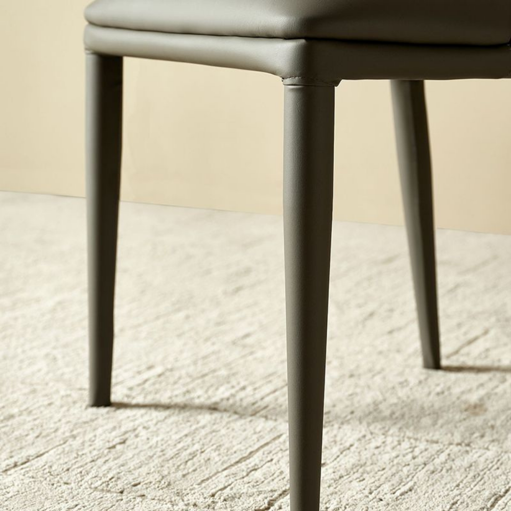 Washable leather chair WAVE