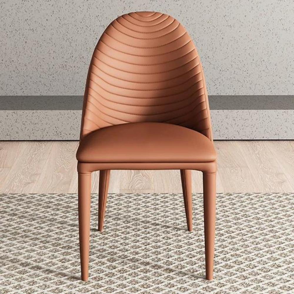 Washable leather chair WAVE