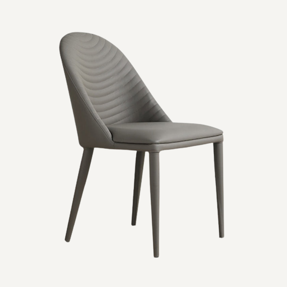 Washable leather chair WAVE