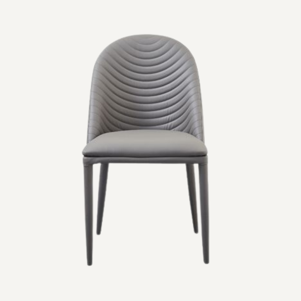 Washable leather chair WAVE