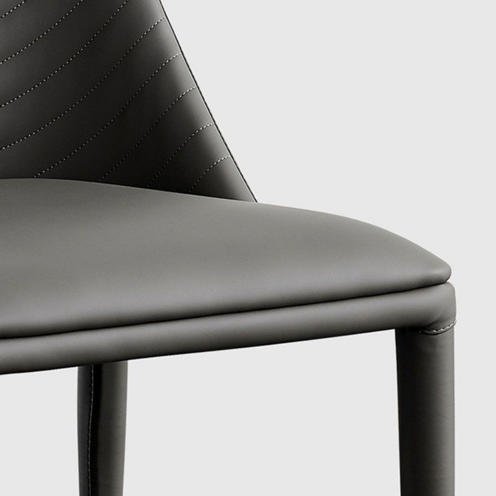 Washable leather chair WAVE