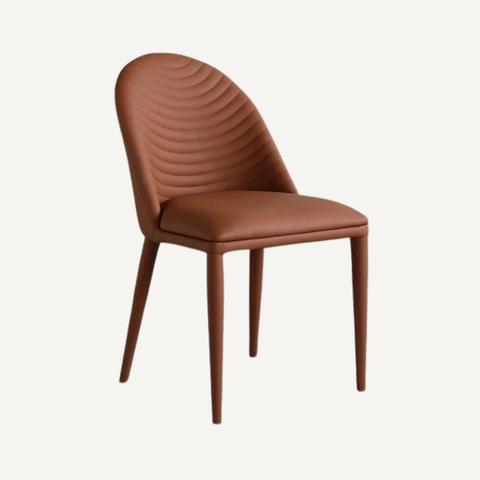 Washable leather chair WAVE