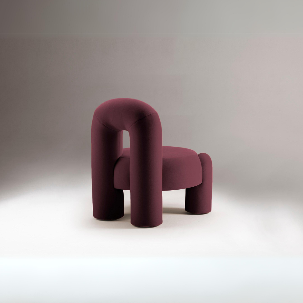 Wide low chair BRANDONA