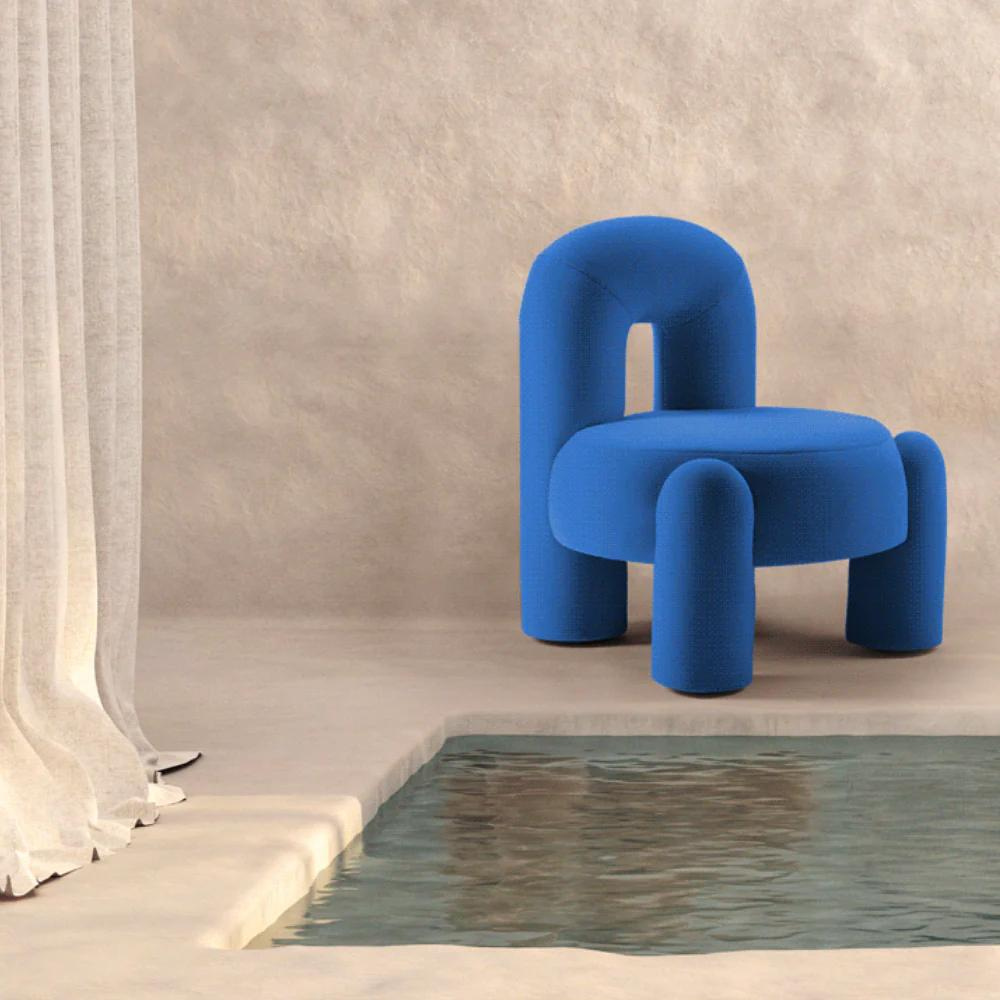 Wide low chair BRANDONA