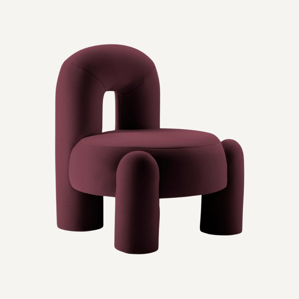 Wide low chair BRANDONA