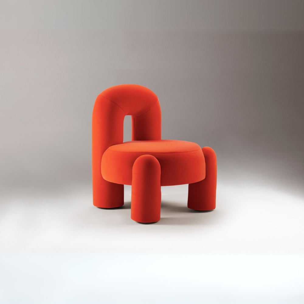 Wide low chair BRANDONA