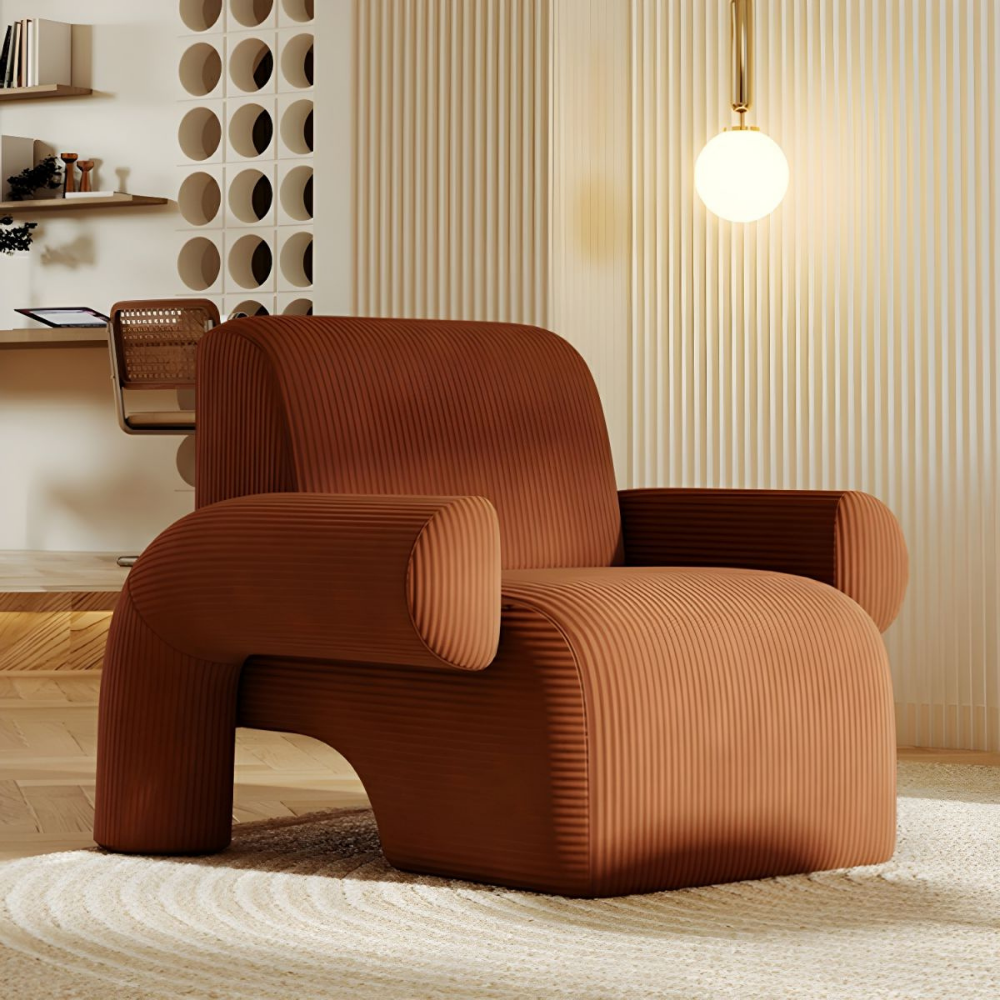 Corduroy velvet Chaise Lounge BUDAPEST