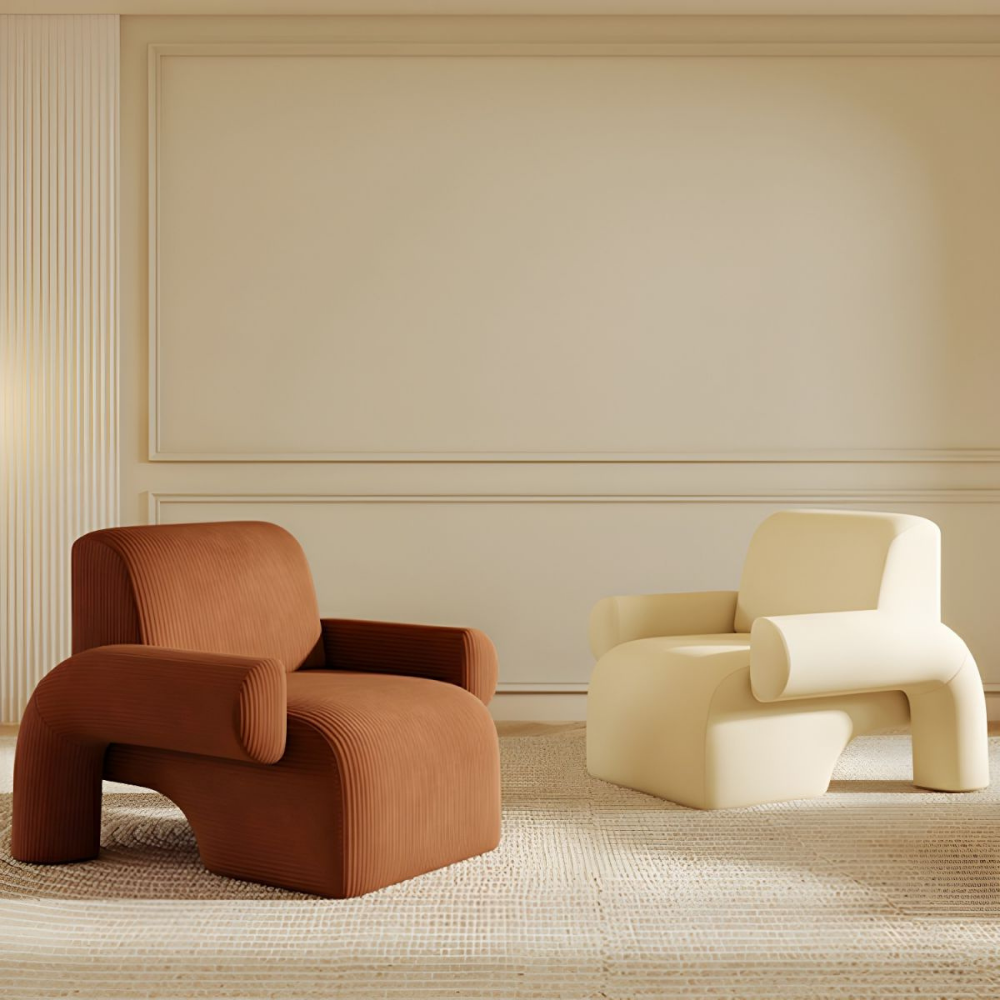 Corduroy velvet Chaise Lounge BUDAPEST