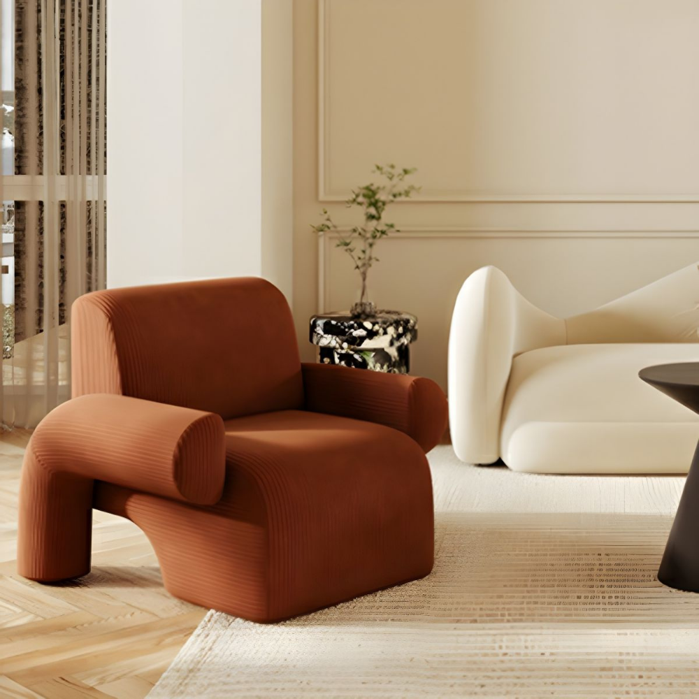 Corduroy velvet Chaise Lounge BUDAPEST