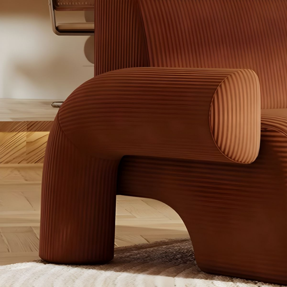 Corduroy velvet Chaise Lounge BUDAPEST