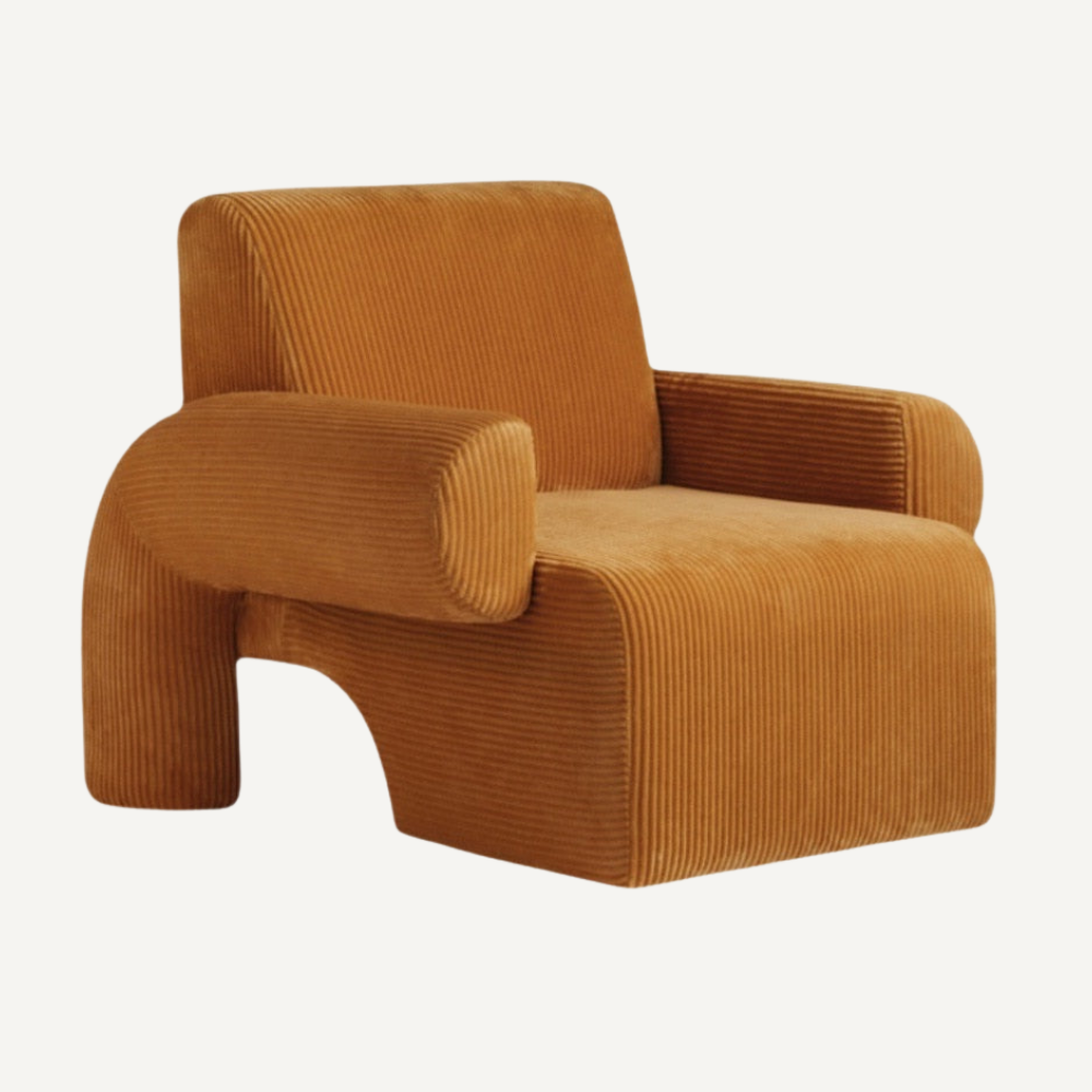 Corduroy velvet Chaise Lounge BUDAPEST