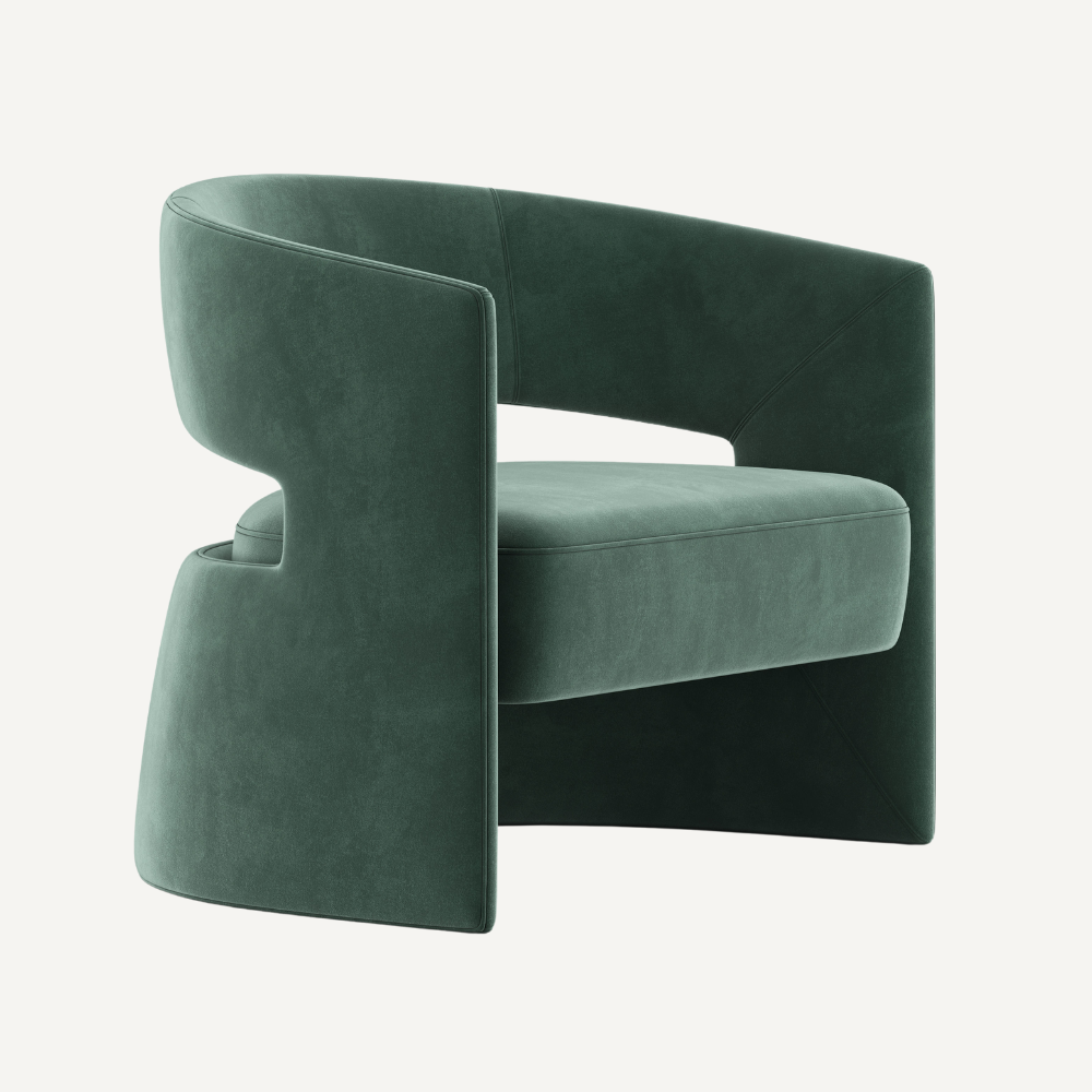 Curved chair MASTER PARIS