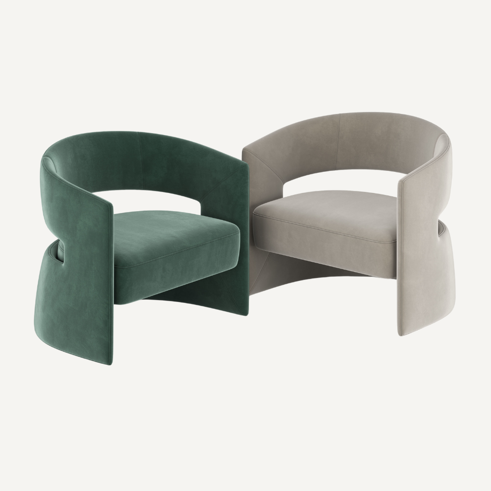 Curved chair MASTER PARIS