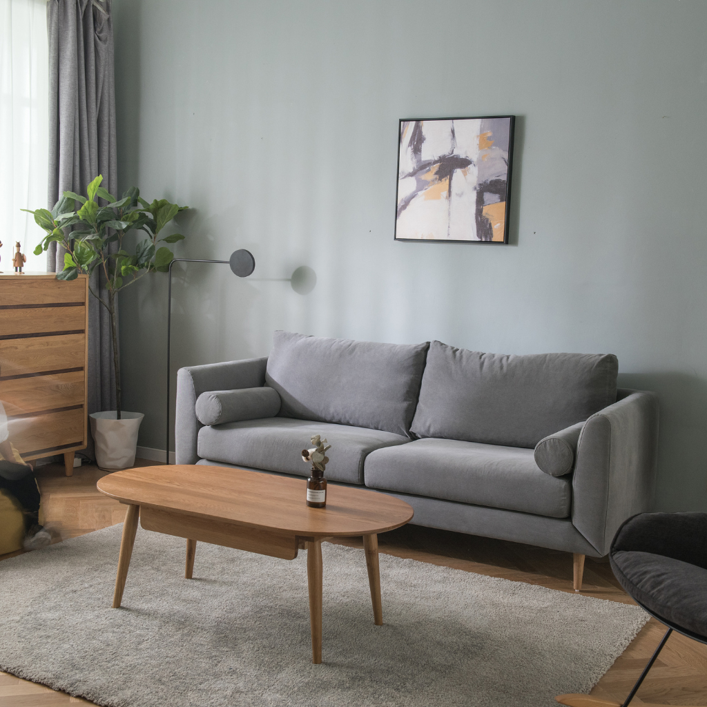 Jones 3-seater fabric sofa