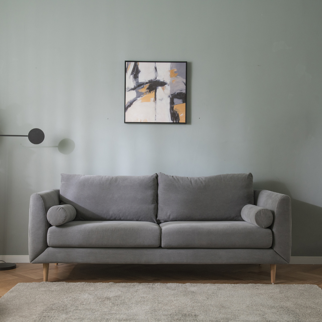 Jones 3-seater fabric sofa