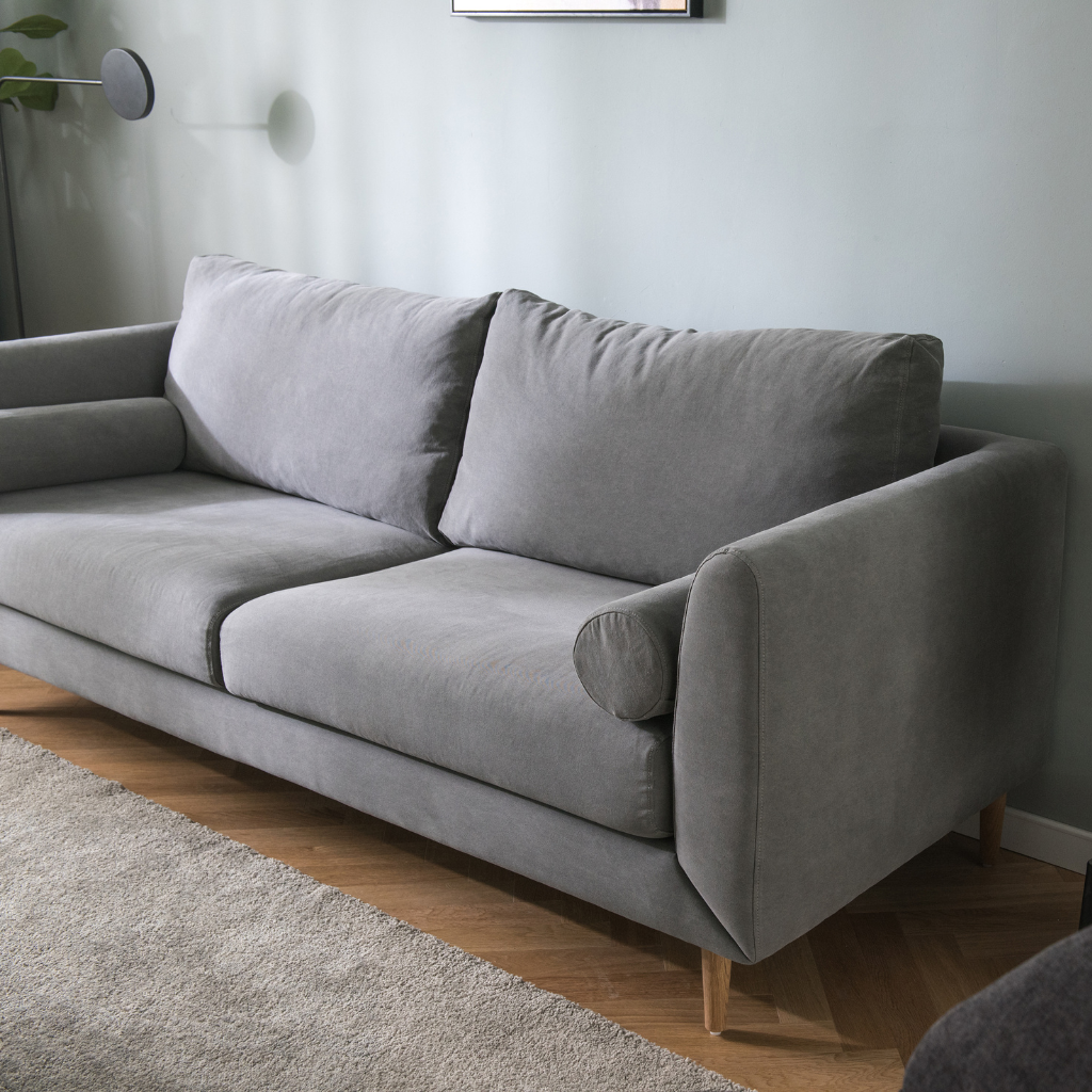 Jones 3-seater fabric sofa