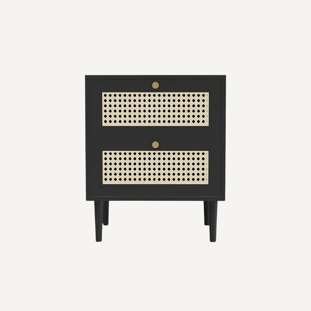 Kate rattan cane nightstand