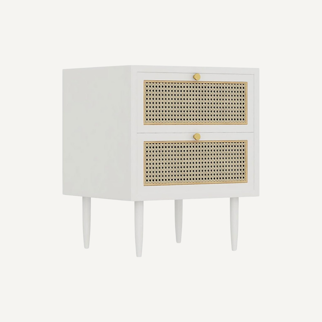 Kate rattan cane nightstand