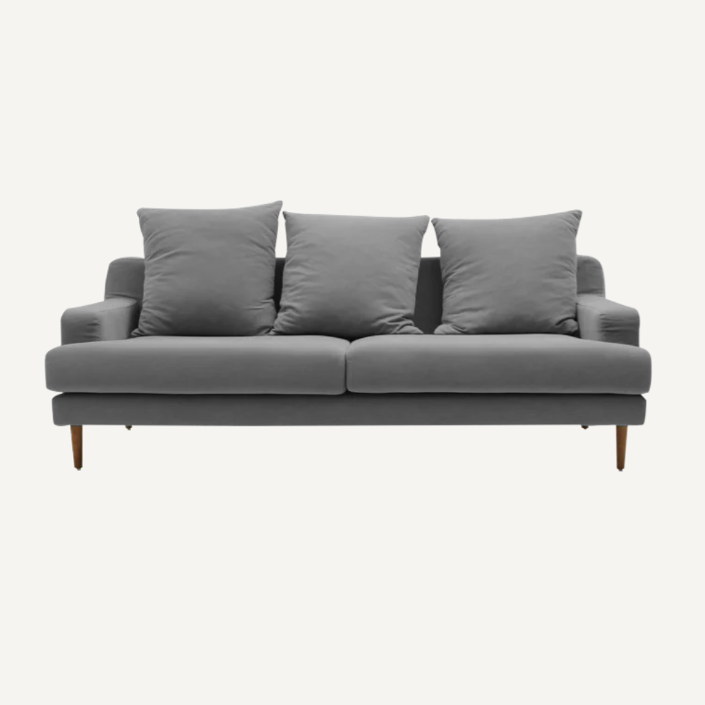 Lena 3-seater fabric sofa