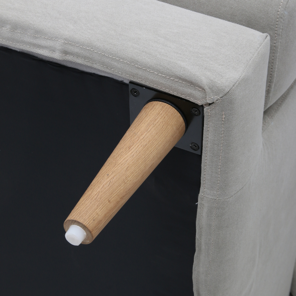 Lena 3-seater fabric sofa