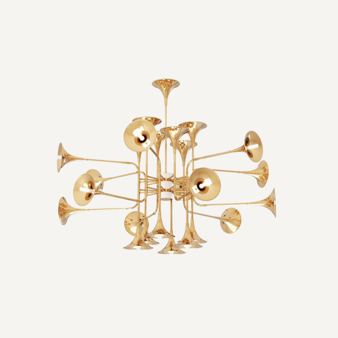 Trumpet Boots Chandelier