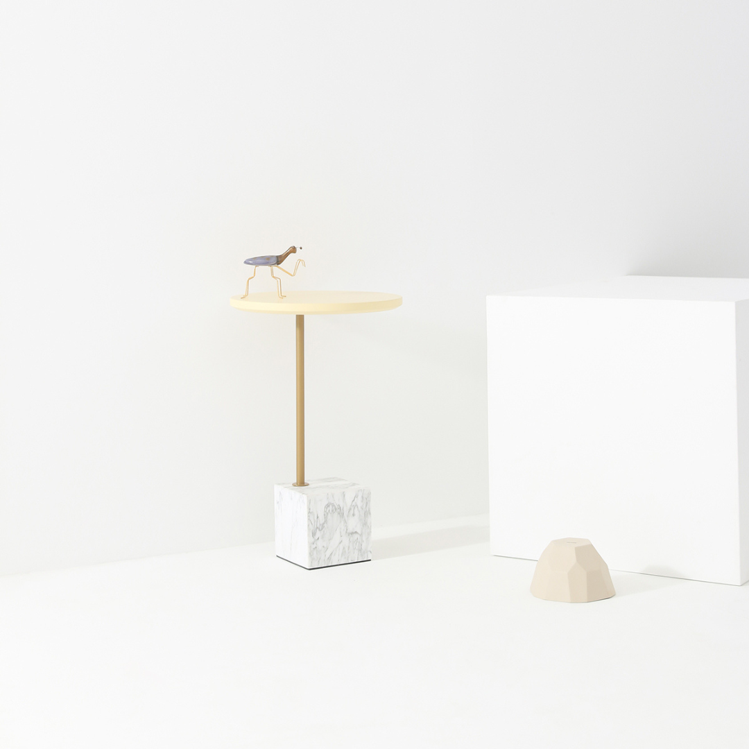 Marble base Side Table - Angelica