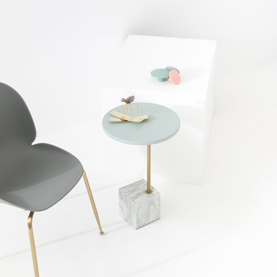 Marble base Side Table - Angelica