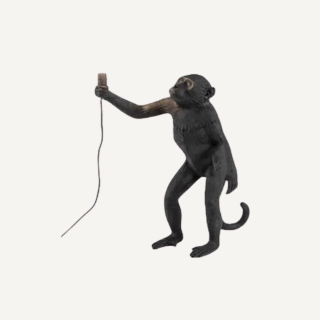 Monkey standing table lamp