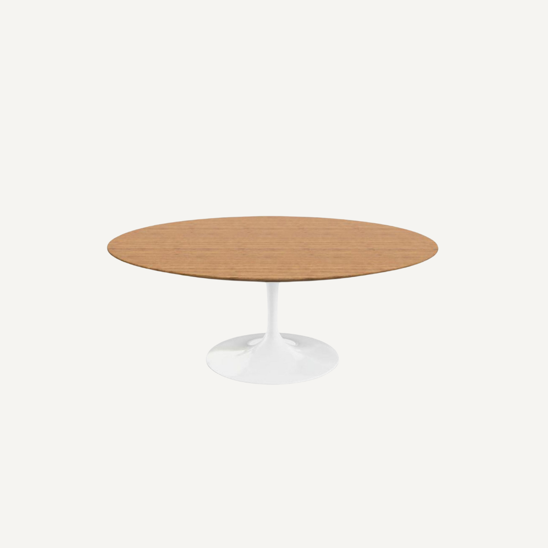 Oval coffee table