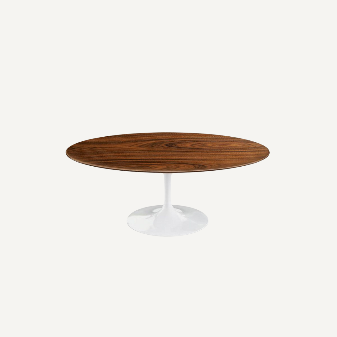 Oval coffee table