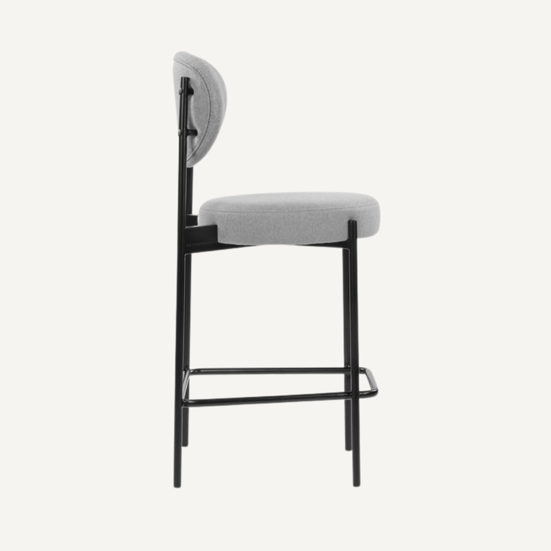 Pandora Upholstered Bar Chair - 75 cm