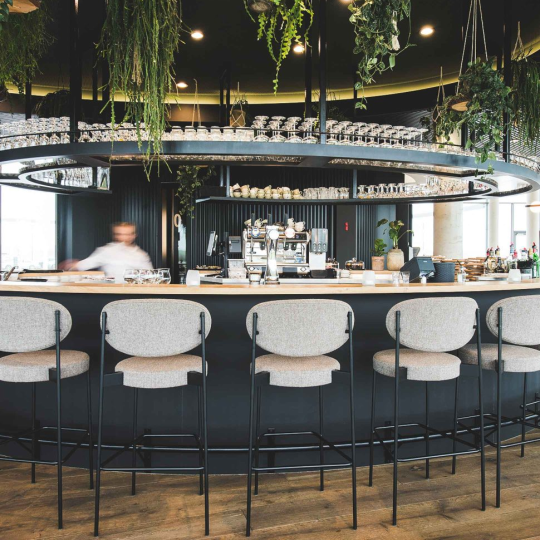 Pandora Upholstered Bar Chair - 75 cm