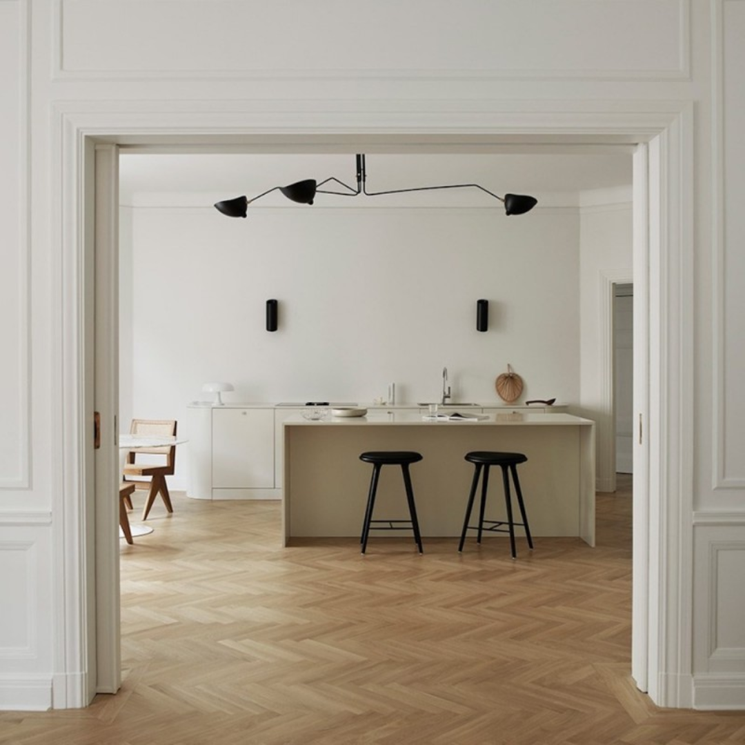 Spider 3 arms Ceiling lamp  Serge Mouille