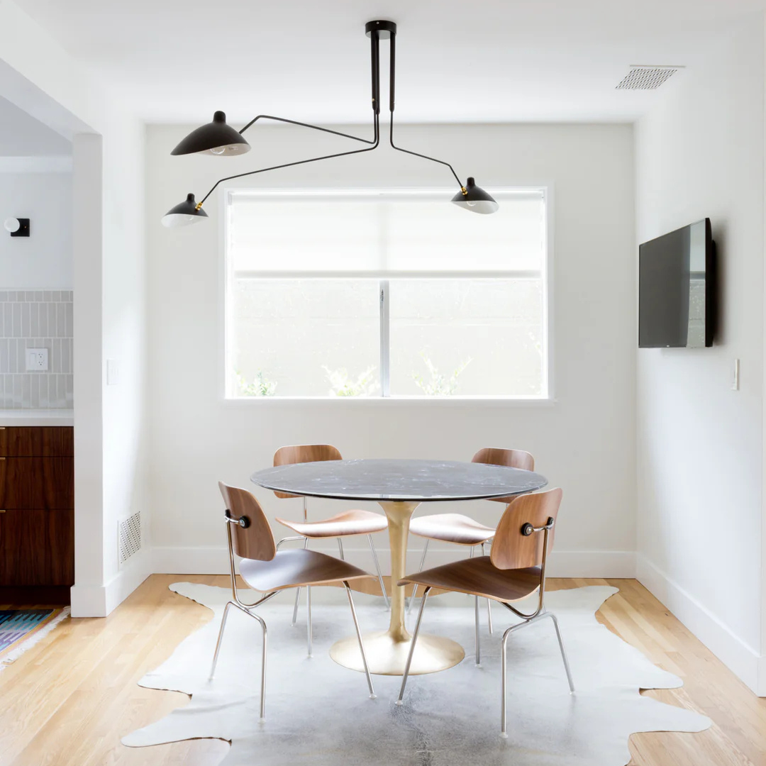 Spider 3 arms Ceiling lamp  Serge Mouille